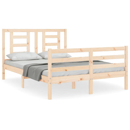 Bed Frame without Mattress 120x200 cm Solid Wood
