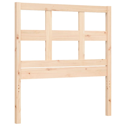 Bed Frame without Mattress 90x200 cm Solid Wood