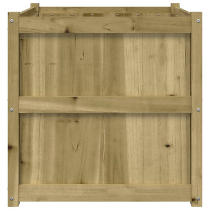 Garden Planter 70x70x70 cm Impregnated Wood Pine