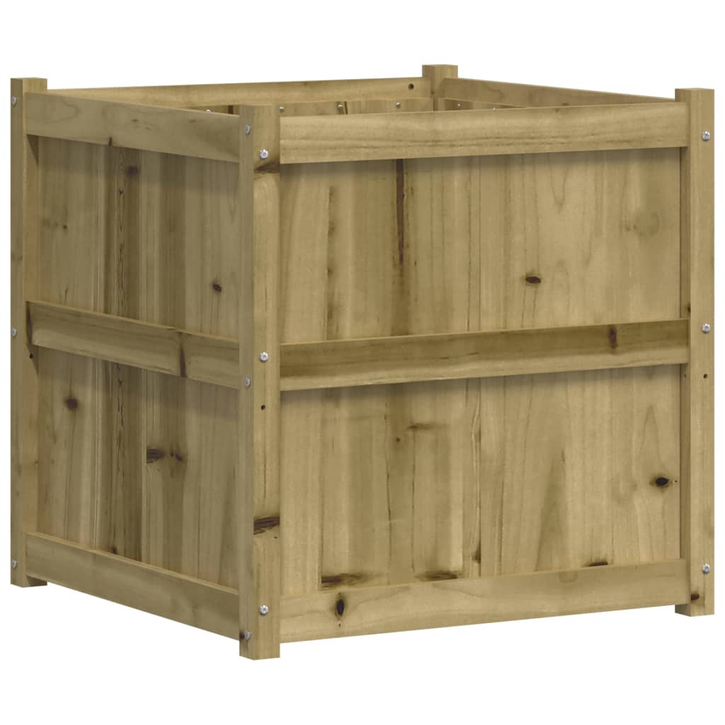 Garden Planter 70x70x70 cm Impregnated Wood Pine