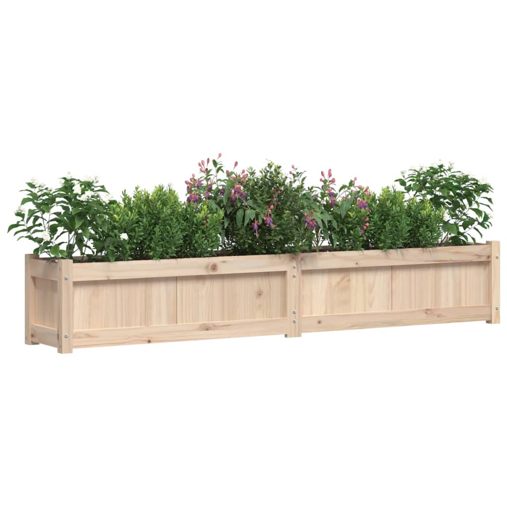 Garden Planters 2 pcs Solid Wood Pine