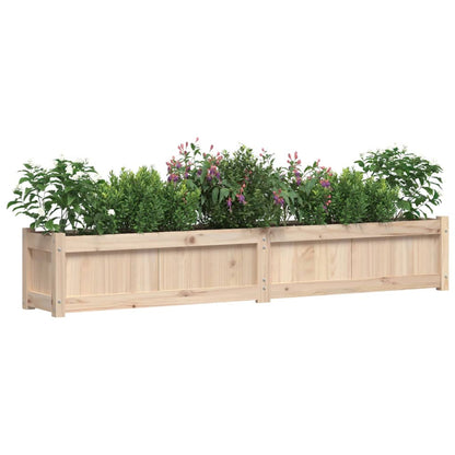 Garden Planters 2 pcs Solid Wood Pine