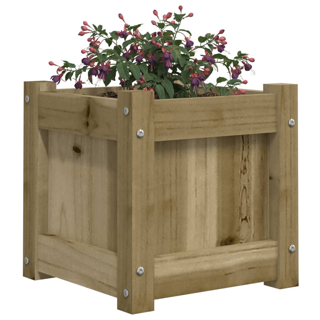 Garden Planters 2 pcs Impregnated Wood Pine