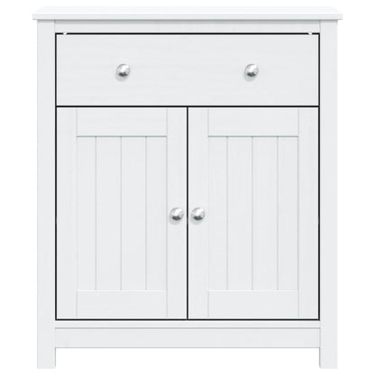 Bathroom Cabinet BERG White 69.5x34x80 cm Solid Wood Pine