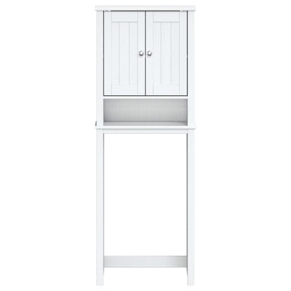 Over-the-Toilet Storage BERG White 60x27x164.5 cm Solid Wood