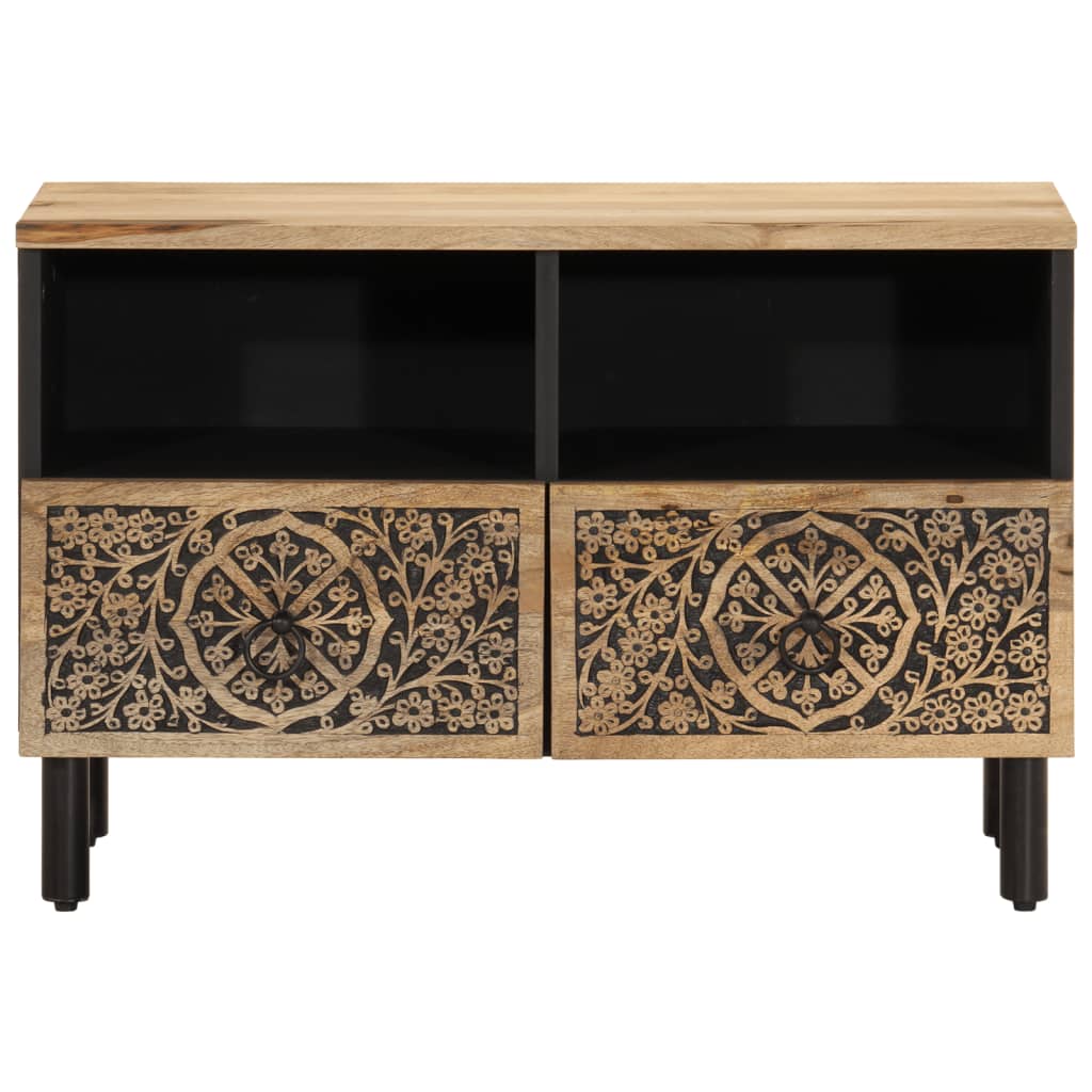 TV Cabinet 70x33x46 cm Solid Wood Mango