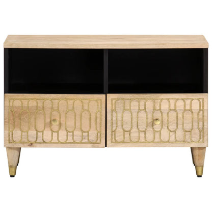 TV Cabinet 70x33x46 cm Solid Wood Mango