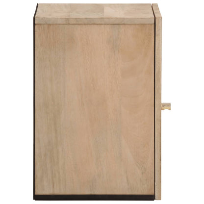 Bathroom Wall Cabinet 38x33x48 cm Solid Wood Mango