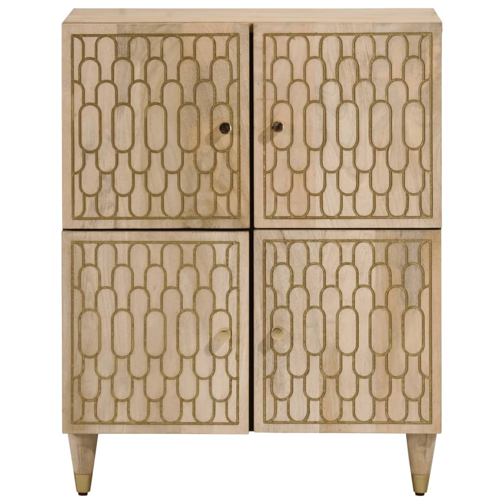 Side Cabinet 60x33x75 cm Solid Wood Mango