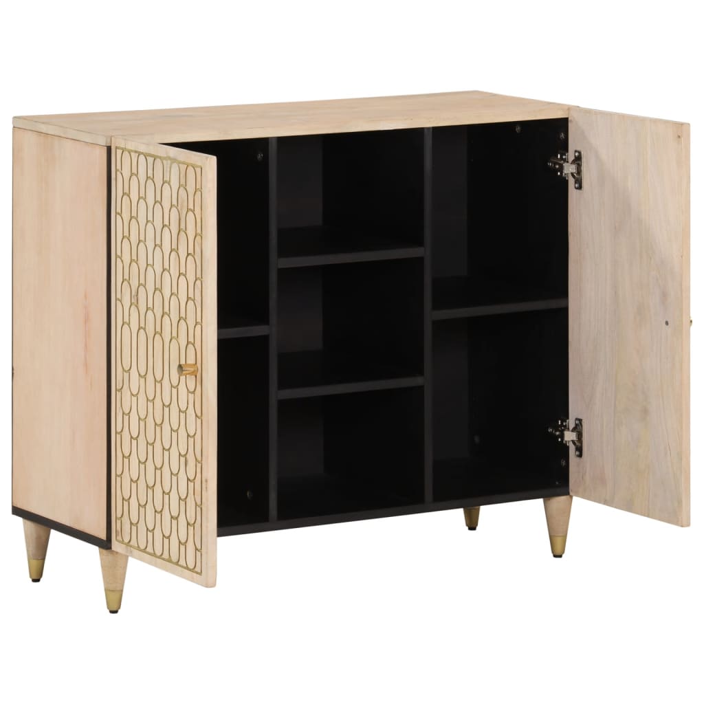 Side Cabinet 90x33x75 cm Solid Wood Mango