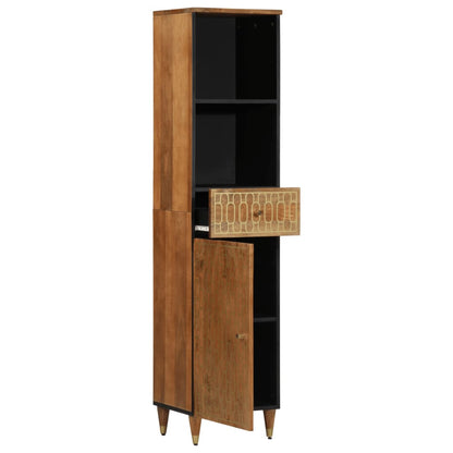 Bathroom Cabinet 38x33x160 cm Solid Wood Mango