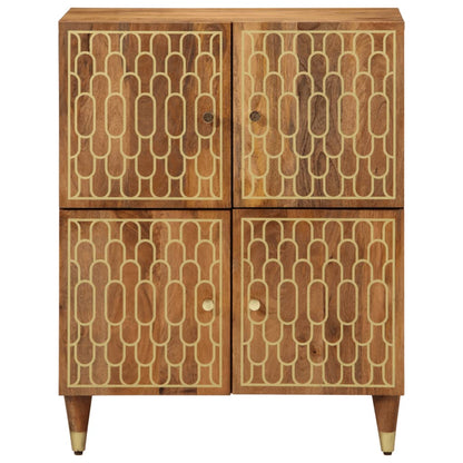 Side Cabinet 60x33x75 cm Solid Wood Mango