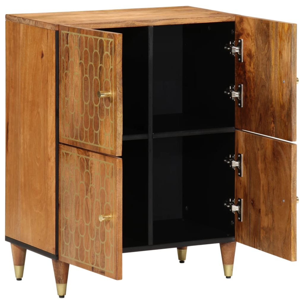 Side Cabinet 60x33x75 cm Solid Wood Mango