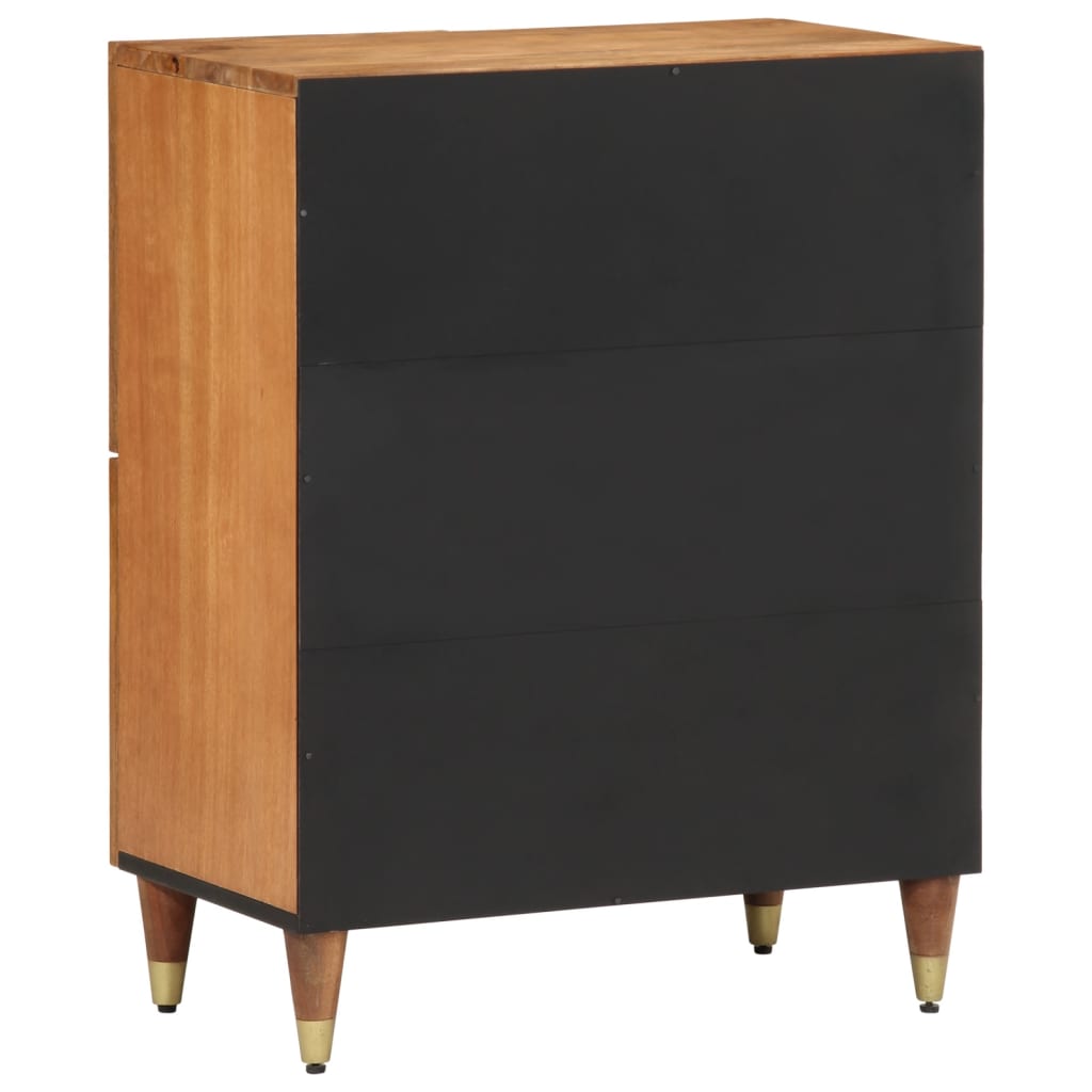 Side Cabinet 60x33x75 cm Solid Wood Mango