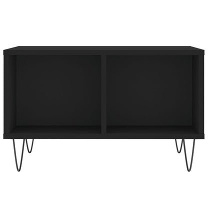 Coffee Table Black 60x50x36.5 cm Engineered Wood