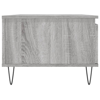 Coffee Table Grey Sonoma 90x50x36.5 cm Engineered Wood