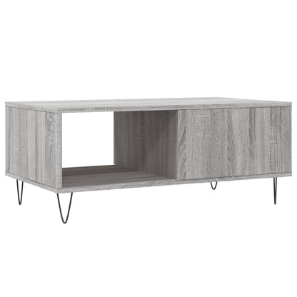 Coffee Table Grey Sonoma 90x50x36.5 cm Engineered Wood