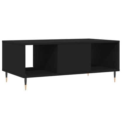 Coffee Table Black 90x50x36.5 cm Engineered Wood