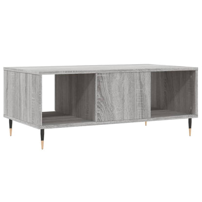 Coffee Table Grey Sonoma 90x50x36.5 cm Engineered Wood