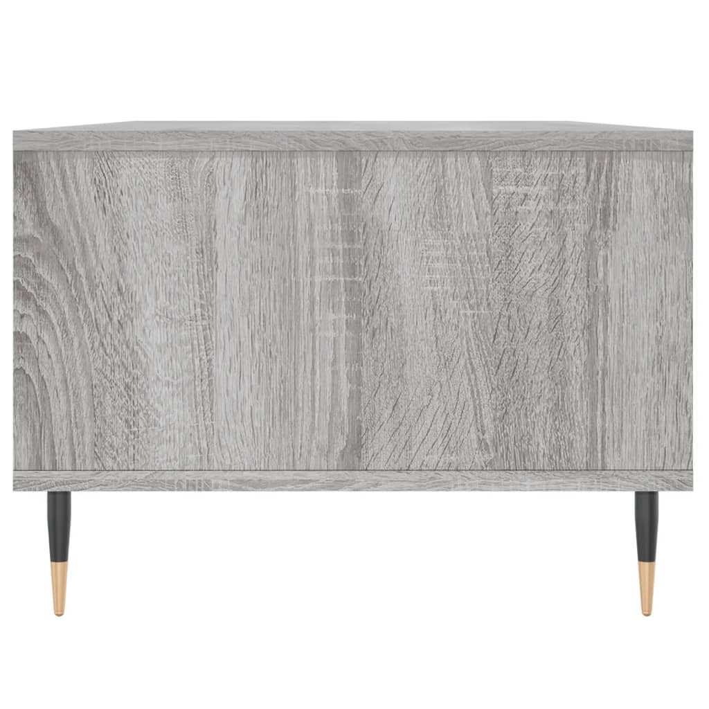 Coffee Table Grey Sonoma 90x50x36.5 cm Engineered Wood