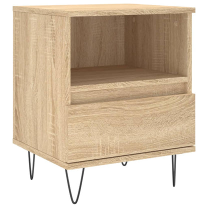 Bedside Cabinet Sonoma Oak 40x35x50 cm Engineered Wood