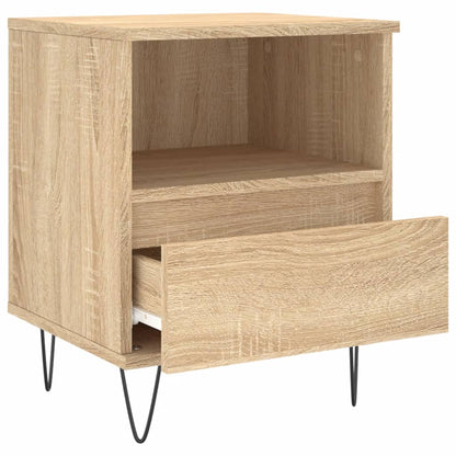 Bedside Cabinet Sonoma Oak 40x35x50 cm Engineered Wood