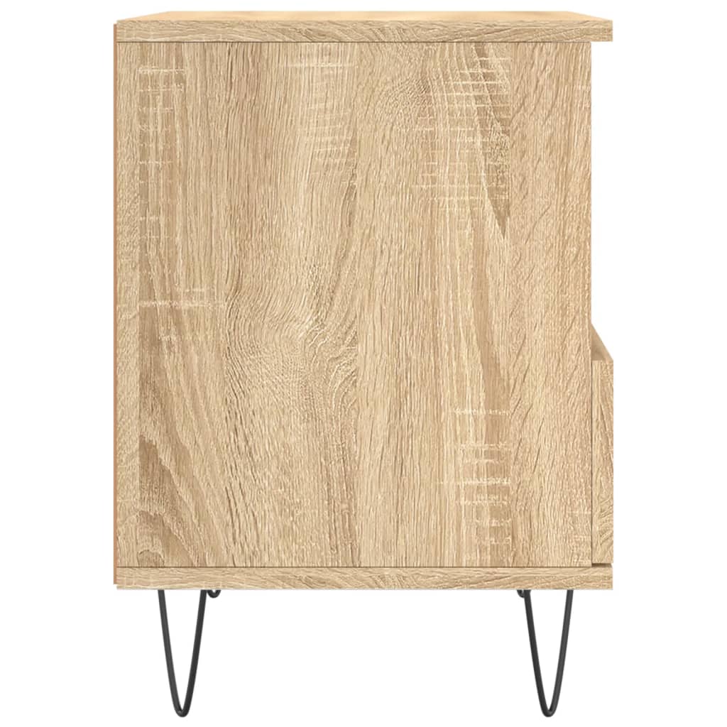 Bedside Cabinet Sonoma Oak 40x35x50 cm Engineered Wood