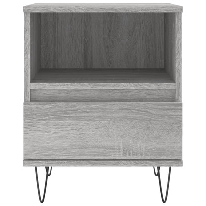 Bedside Cabinets 2 pcs Grey Sonoma 40x35x50 cm Engineered Wood