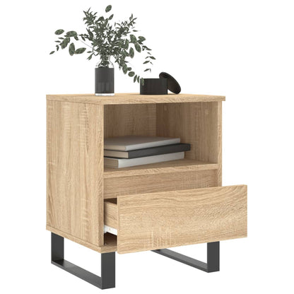 Bedside Cabinet Sonoma Oak 40x35x50 cm Engineered Wood