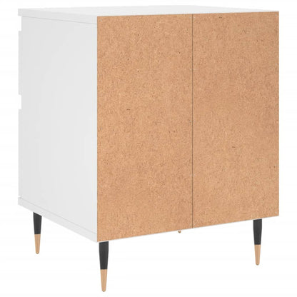 Bedside Cabinet White 40x35x50 cm Engineered Wood