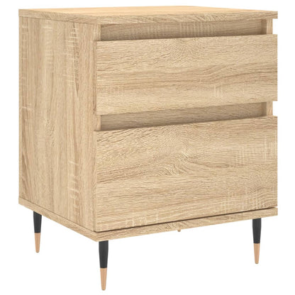 Bedside Cabinets 2 pcs Sonoma Oak 40x35x50 cm Engineered Wood