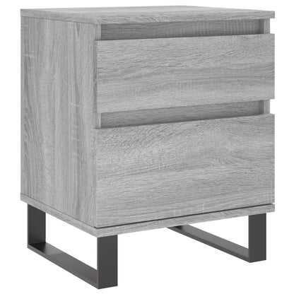 Bedside Cabinet Grey Sonoma 40x35x50 cm Engineered Wood