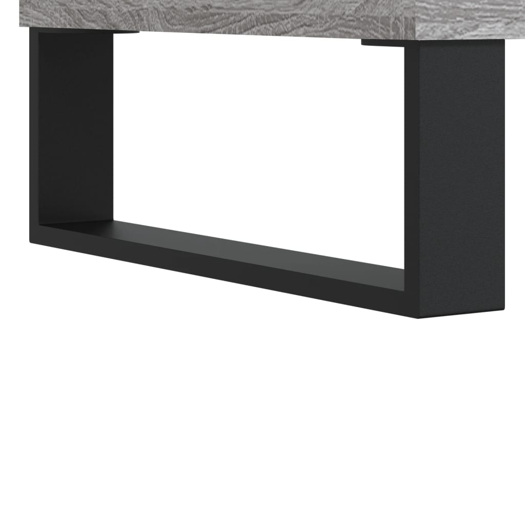 Bedside Cabinet Grey Sonoma 40x35x50 cm Engineered Wood