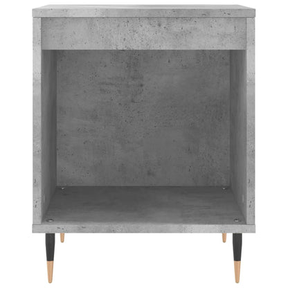 Bedside Cabinet Concrete Grey 40x35x50 cm Engineered Wood