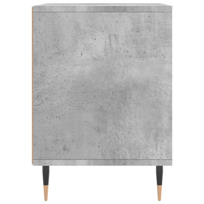 Bedside Cabinet Concrete Grey 40x35x50 cm Engineered Wood