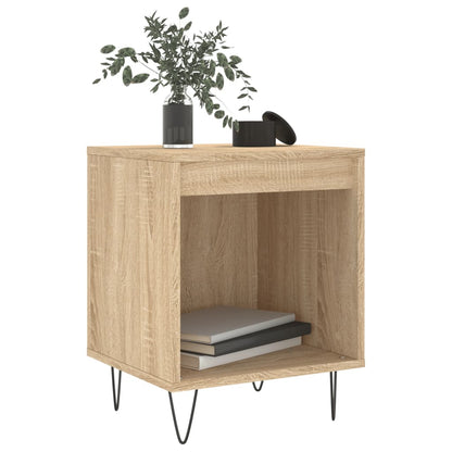 Bedside Cabinets 2 pcs Sonoma Oak 40x35x50 cm Engineered Wood