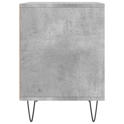 Bedside Cabinet Concrete Grey 40x35x50 cm Engineered Wood