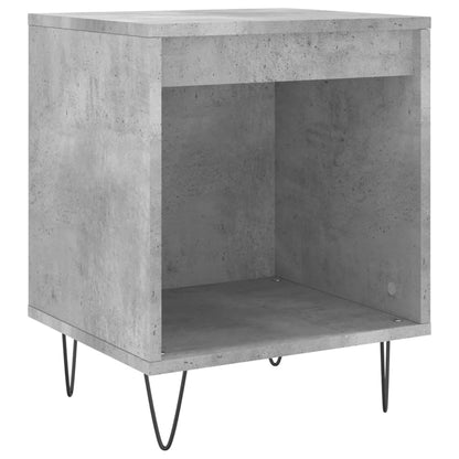 Bedside Cabinets 2 pcs Concrete Grey 40x35x50 cm Engineered Wood