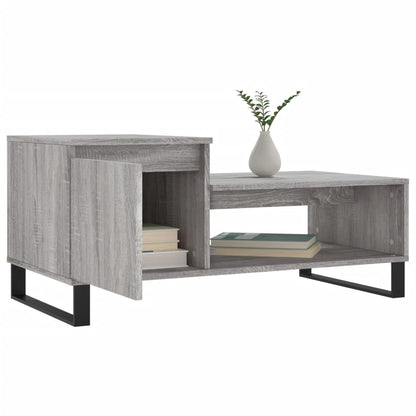 Coffee Table Grey Sonoma 100x50x45 cm Engineered Wood