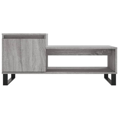 Coffee Table Grey Sonoma 100x50x45 cm Engineered Wood