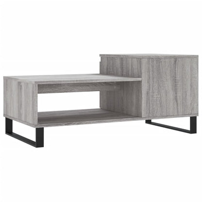 Coffee Table Grey Sonoma 100x50x45 cm Engineered Wood