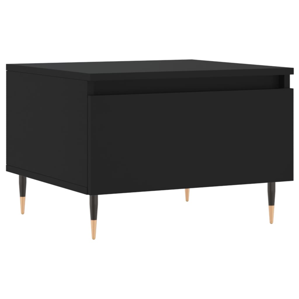 Coffee Tables 2 pcs Black 50x46x35 cm Engineered Wood