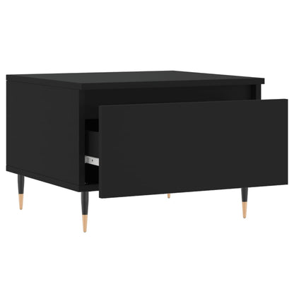 Coffee Tables 2 pcs Black 50x46x35 cm Engineered Wood