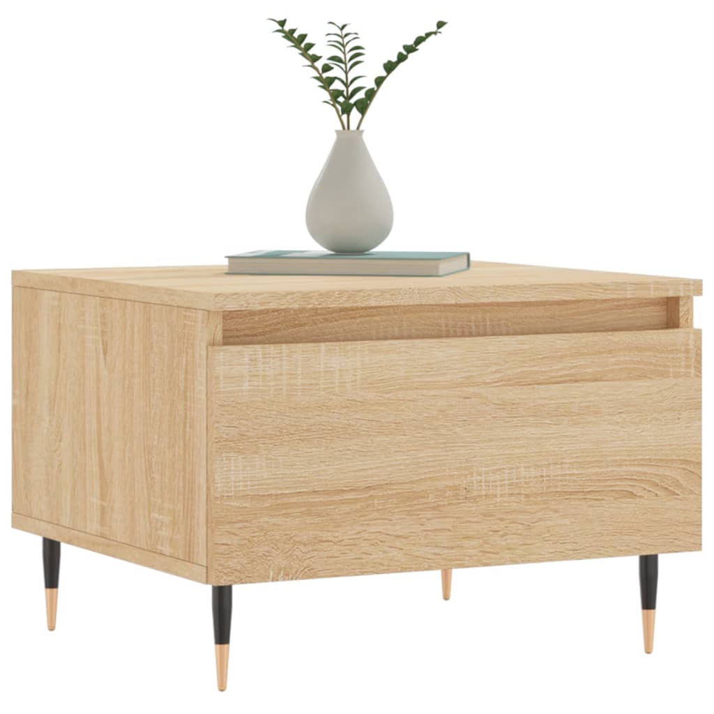 Coffee Table Sonoma Oak 50x46x35 cm Engineered Wood