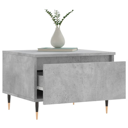 Coffee Tables 2 pcs Concrete Grey 50x46x35 cm Engineered Wood