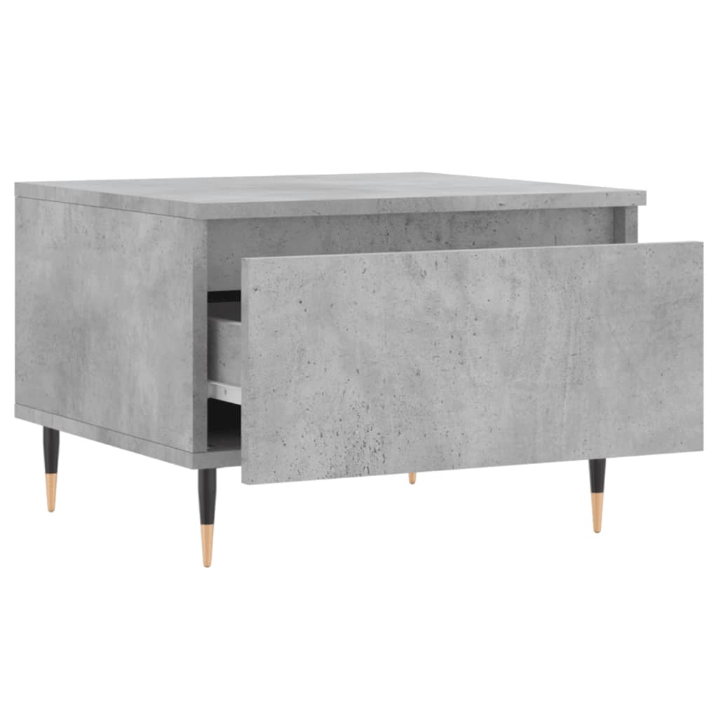 Coffee Tables 2 pcs Concrete Grey 50x46x35 cm Engineered Wood