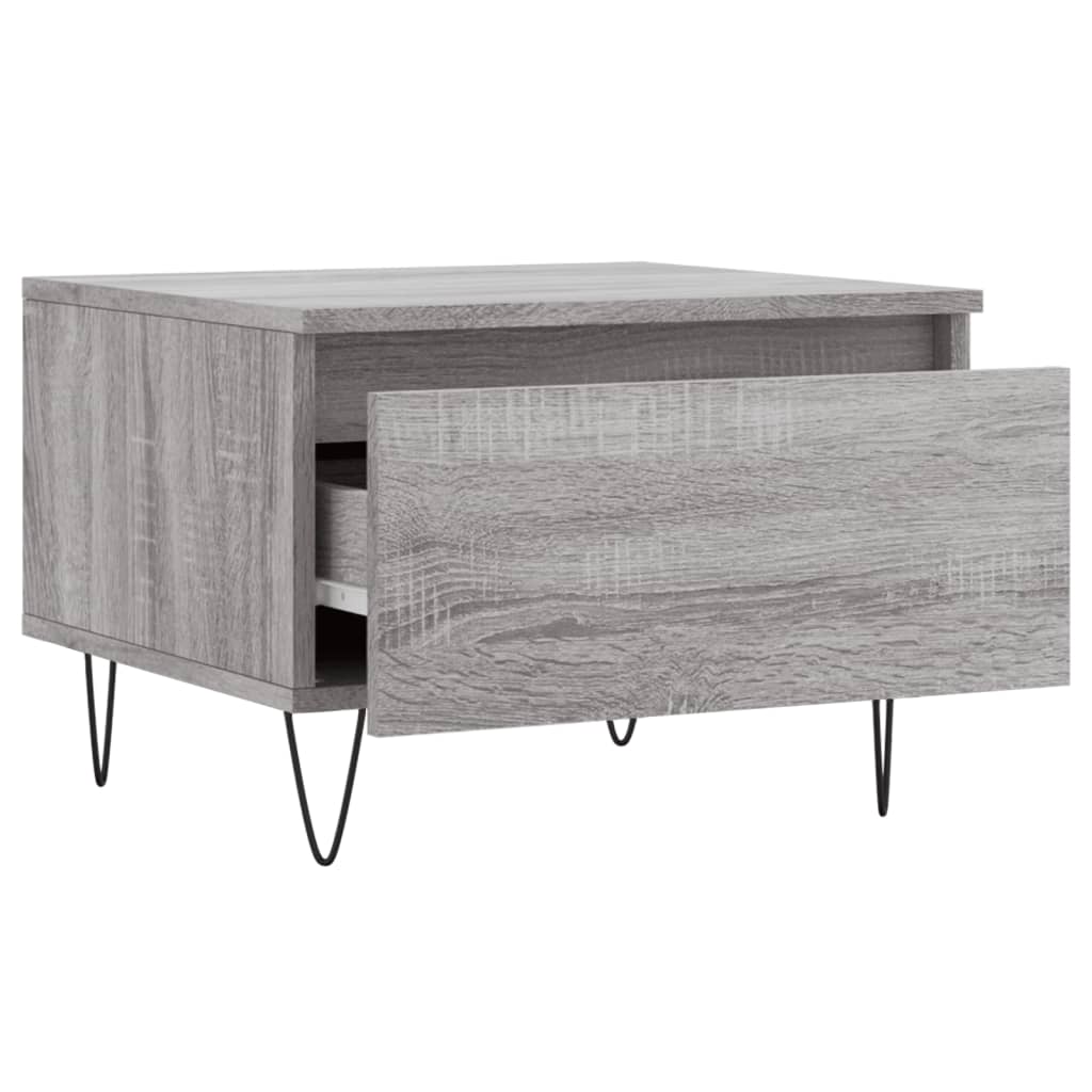 Coffee Tables 2 pcs Grey Sonoma 50x46x35 cm Engineered Wood