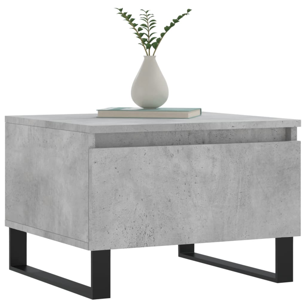 Coffee Tables 2 pcs Concrete Grey 50x46x35 cm Engineered Wood