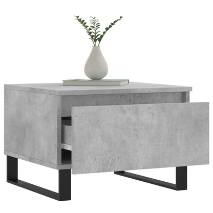Coffee Tables 2 pcs Concrete Grey 50x46x35 cm Engineered Wood