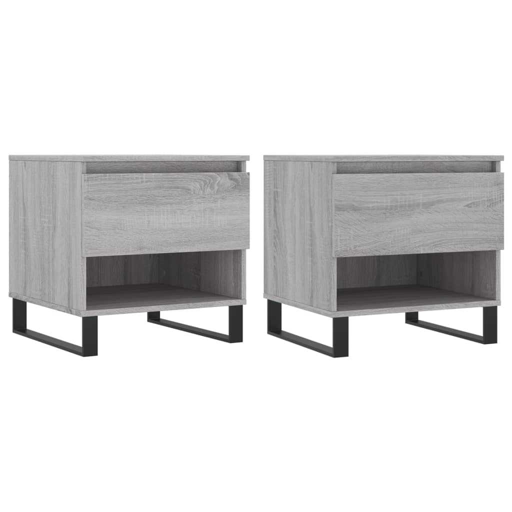 Coffee Tables 2 pcs Grey Sonoma 50x46x50 cm Engineered Wood